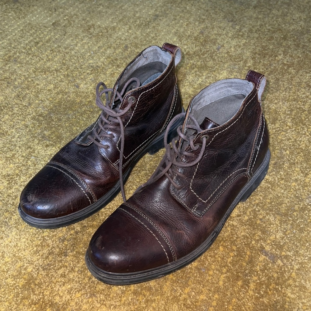 Clarks Mens Leather Dress Boots Size 12